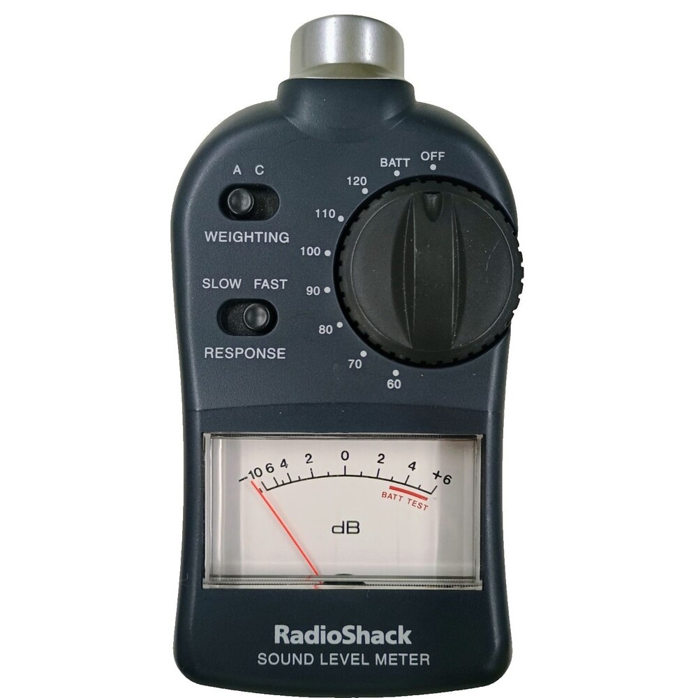 Radio Shack Analog Sound Level Meter 33-4050 ~ Tested ~ Working ~ VIDEO